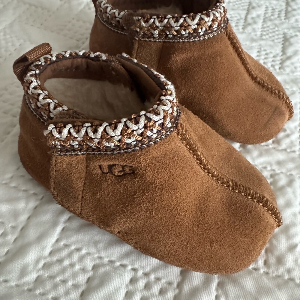 UGG Tan Baby Booties